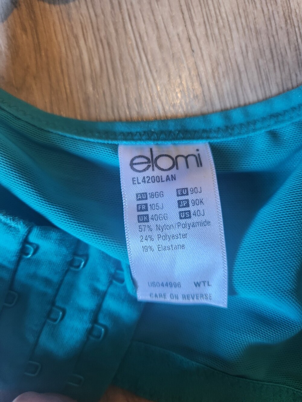 Elomi Bras Three 42J 40J Underwire Adustable Straps Black Lace Lagoon Kiki - Picture 9 of 10